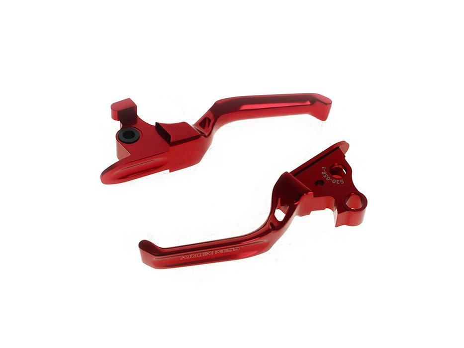 Method Levers - Red. Fits Softail 2018-2024