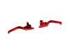 Method Levers - Red. Fits Touring Most 2021-2024 with Cable Clutch