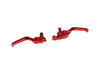 Method Levers - Red. Fits CVO Touring 2023up, Street Glide & Road Glide 2024up, Touring 2025up