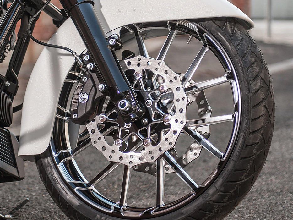 Fender Spacer Kit - Black. Fits Touring 2014-2023 with 21in. Wheel & OEM Fender