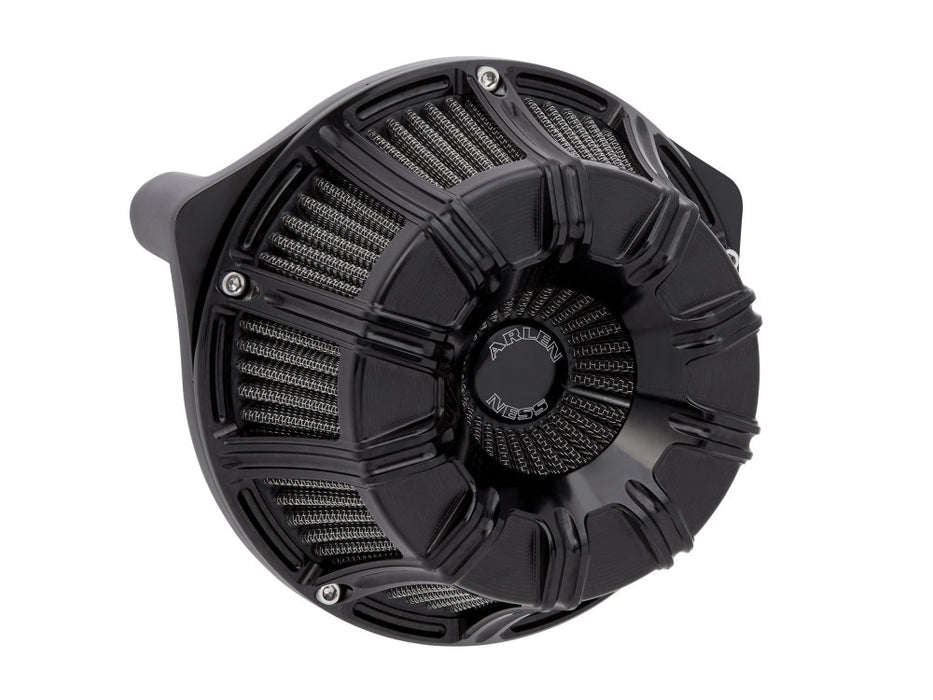 10-Gauge Air Cleaner Kit - Black. Fits Touring 2017-2024 & Softail 2018-2024