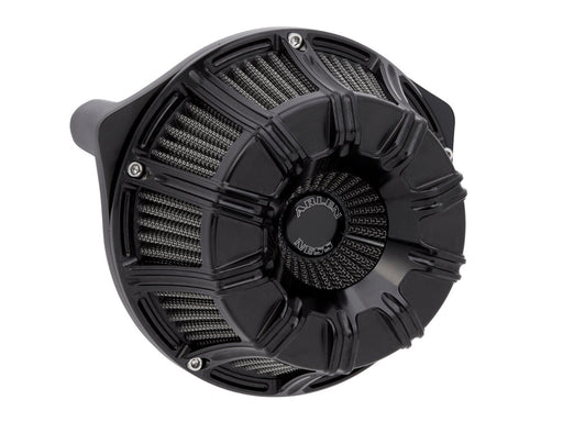 10-Gauge Air Cleaner Kit - Black. Fits Softail 2000-2015, Dyna 1999-2017, Touring 1999-2007 with CV Carb or Cable Operated Delphi EFI