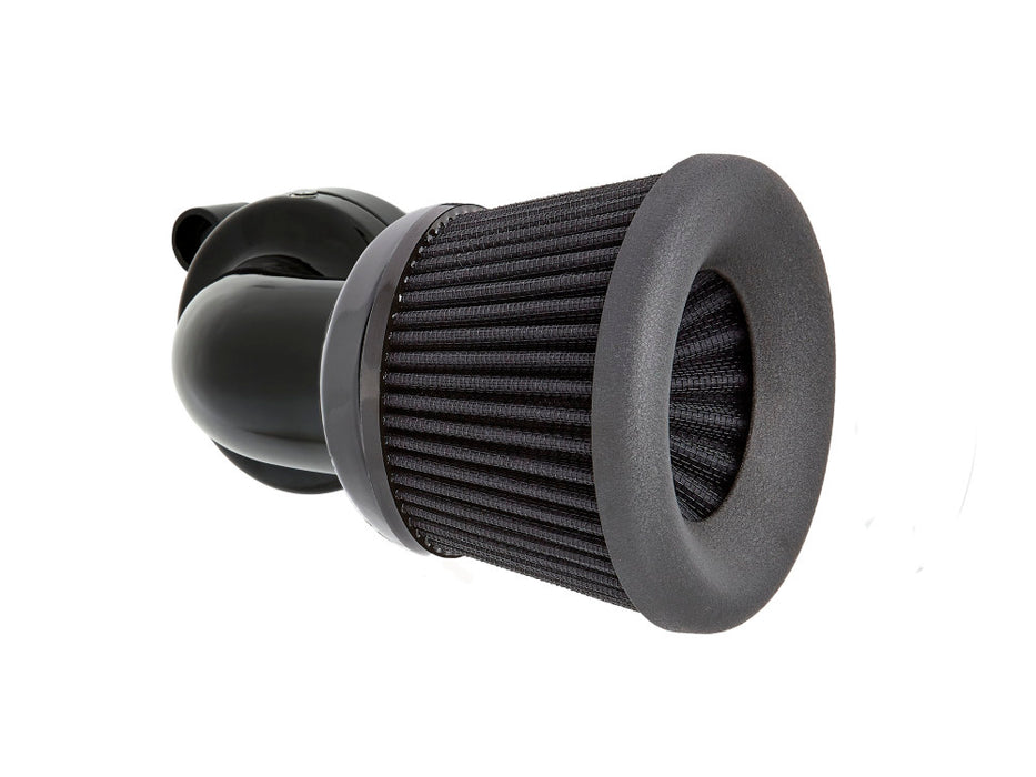 Velocity 90° Air Cleaner Kit - Black. Fits Touring 2017-2024 & Softail 2018-2024