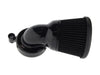 Velocity 90° Air Cleaner Kit - Black. Fits Softail 2000-2015, Dyna 1999-2017, Touring 1999-2007 with CV Carb or Cable Operated Delphi EFI