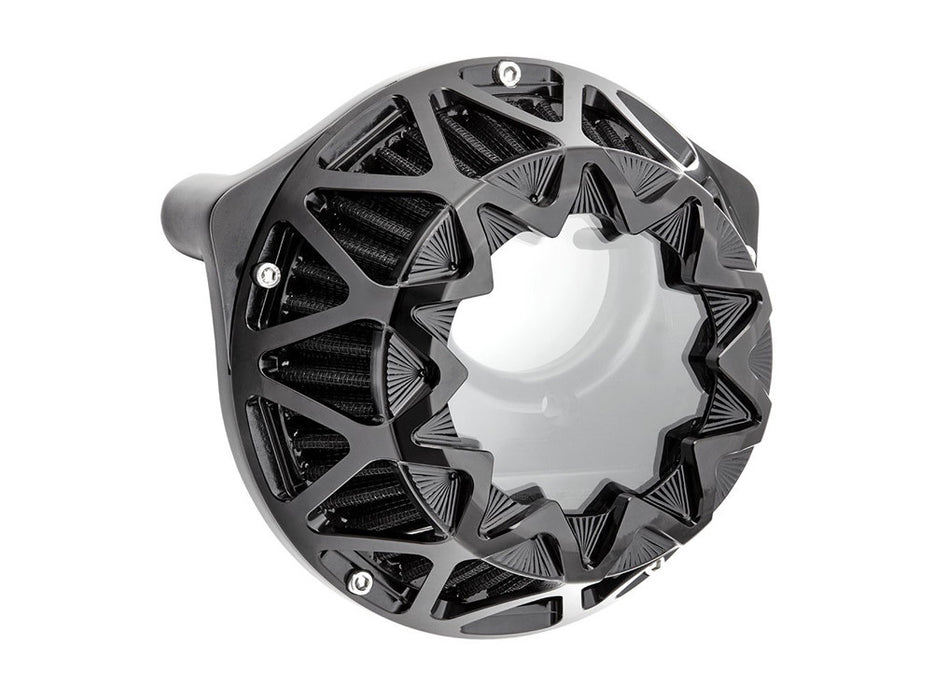 Crossfire Air Cleaner Kit - Black. Fits Touring 2017-2024 & Softail 2018-2024