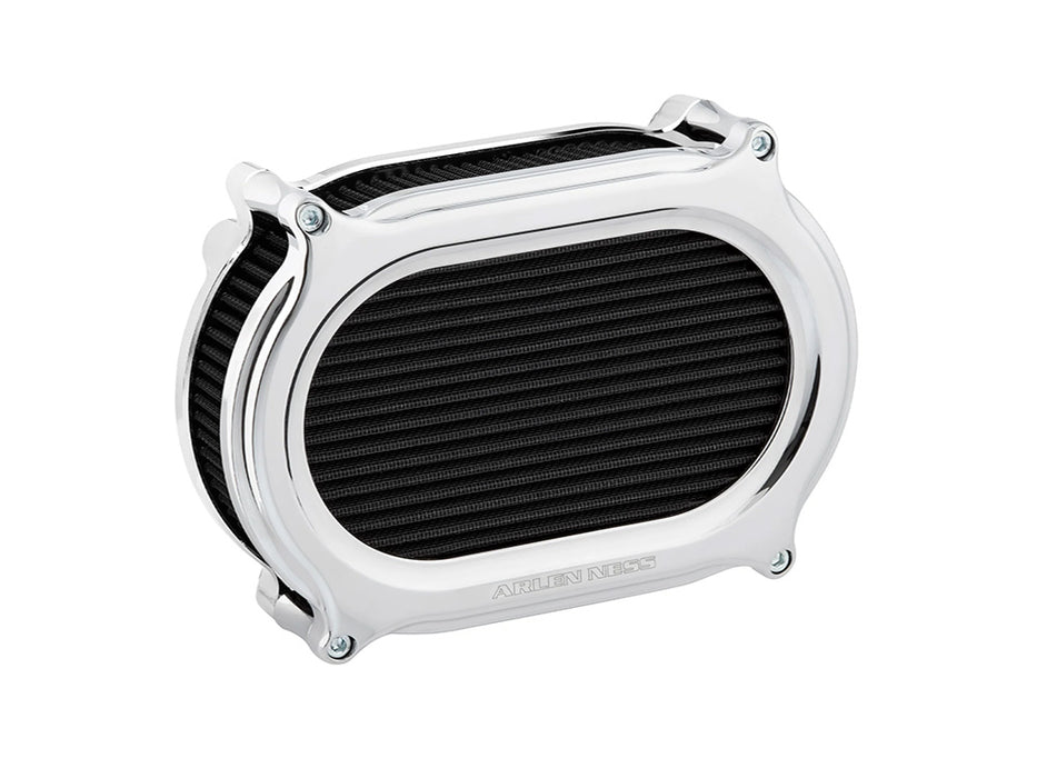 Stage 2 Oval Performance Air Cleaner Kit - Chrome. Fits Touring 2017-2024 & Softail 2018-2024