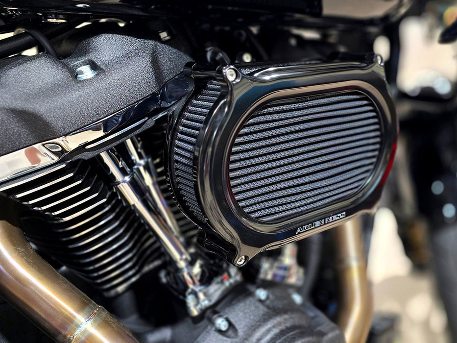 Stage 2 Oval Performance Air Cleaner Kit - Black. Fits CVO Touring 2023up, Street Glide & Road Glide 2024up, Touring 2025up & Softail 2025up