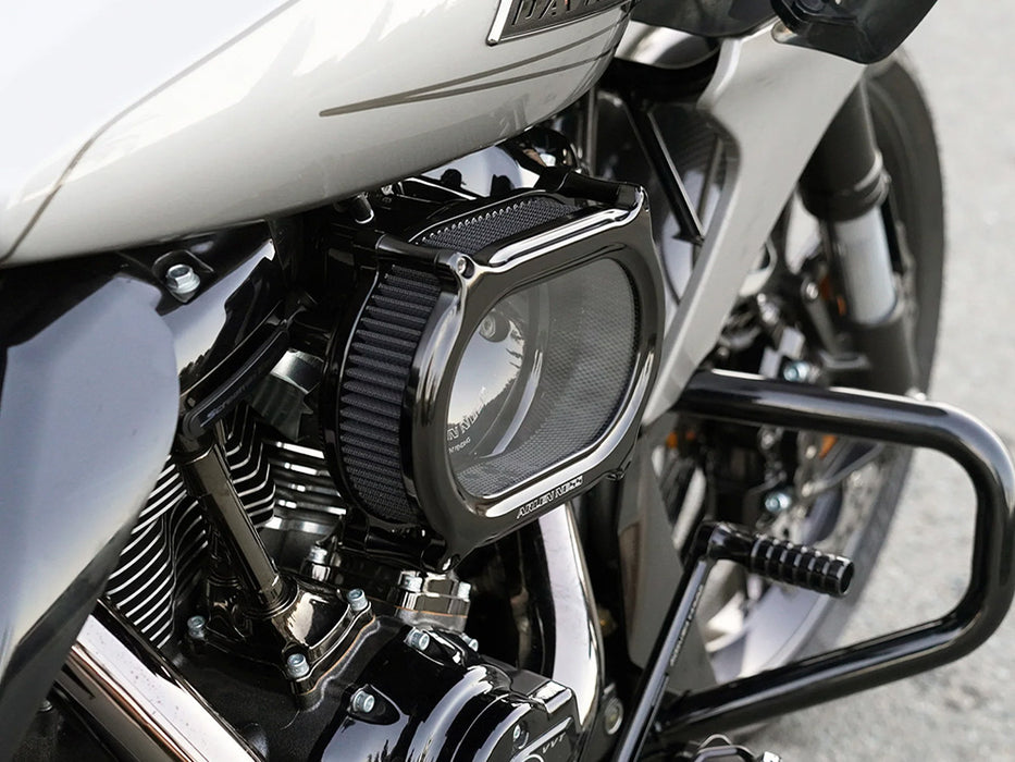 Method Oval Performance Air Cleaner Kit - Black. Fits CVO Touring 2023up, Street Glide & Road Glide 2024up, Touring 2025up & Softail 2025up