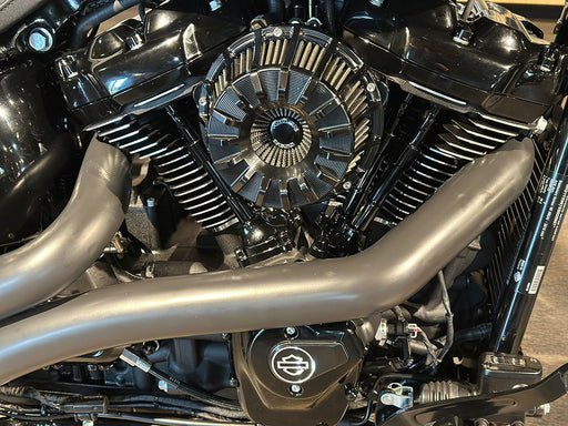 15-Spoke Air Cleaner Kit - Black. Fits CVO Touring 2023up, Street Glide & Road Glide 2024up, Touring 2025up & Softail 2025up