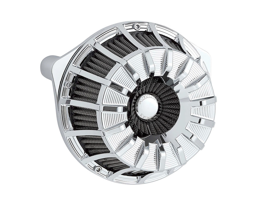 15-Spoke Air Cleaner Kit - Chrome. Fits CVO Touring 2023up, Street Glide & Road Glide 2024up, Touring 2025up & Softail 2025up
