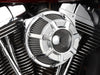 Beveled Air Cleaner Kit - Chrome. Fits CVO Touring 2023up, Street Glide & Road Glide 2024up, Touring 2025up & Softail 2025up