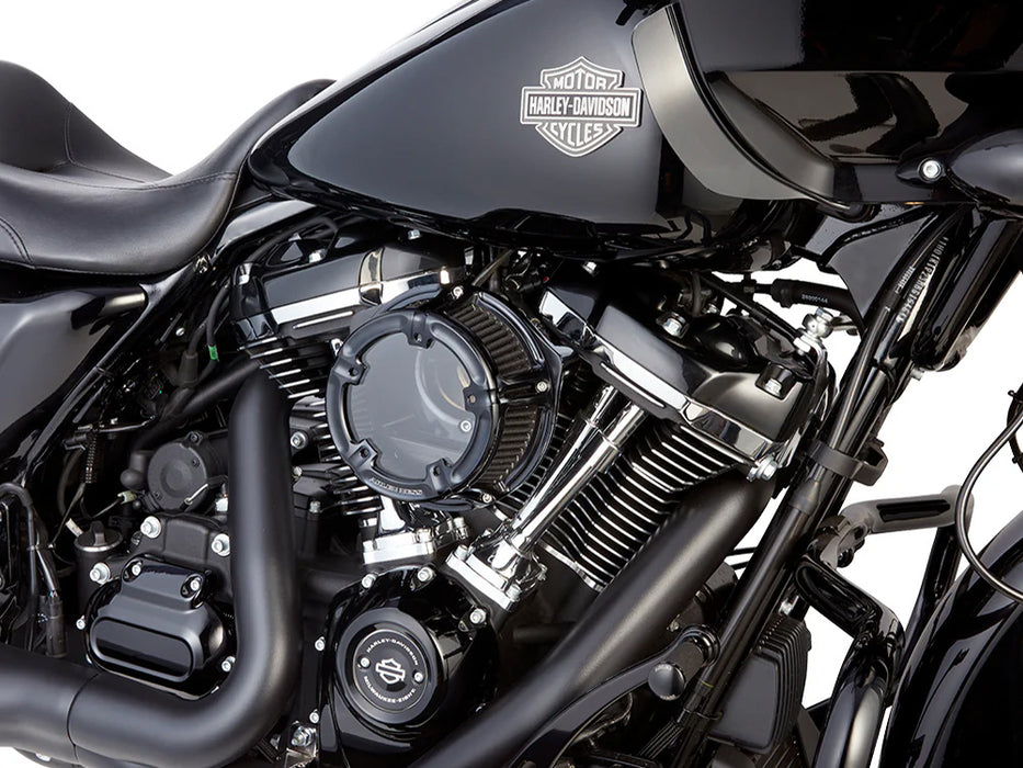 Method Clear Air Cleaner Kit - Black Anodized. Fits CVO Touring 2023up, Street Glide & Road Glide 2024up, Touring 2025up & Softail 2025up