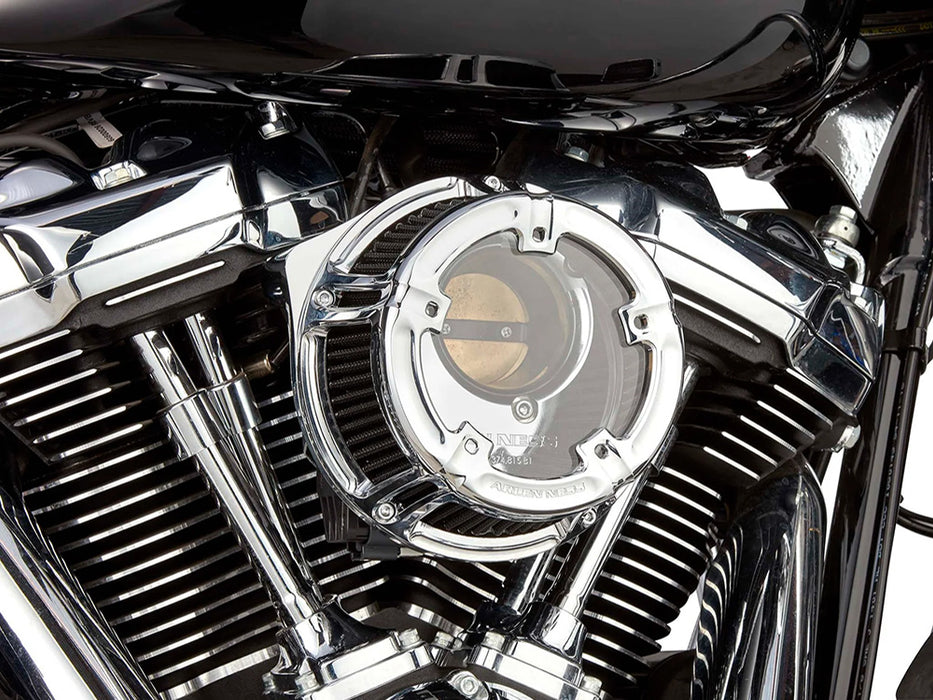 Method Clear Air Cleaner Kit - Chrome. Fits CVO Touring 2023up, Street Glide & Road Glide 2024up, Touring 2025up & Softail 2025up