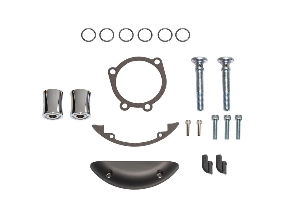 Inverted Air Cleaner Hardware Kit - Chrome. Fits Softail 2000-2015, Dyna 1999-2017 & Touring 1999-2007