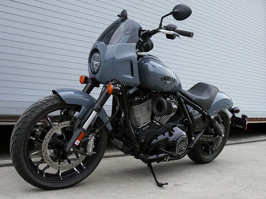90 Degree Velocity Air Cleaner Kit - Black. Fits Indian Touring & Cruiser 2014up with 111ci or 116ci Thunderstroke Engines.