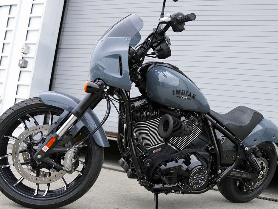 90 Degree Velocity Air Cleaner Kit - Black. Fits Indian Touring & Cruiser 2014up with 111ci or 116ci Thunderstroke Engines.