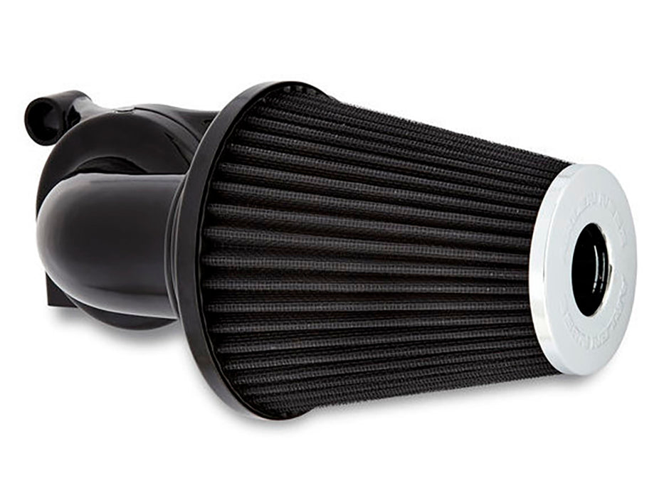 90deg Monster Sucker Air Cleaner Kit - Black. Fits Touring 2008-2016, Softail 2016-2017, CVO Softail 2011-2017 & Dyna Low Rider S 2016-2017 with Throttle-by-Wire