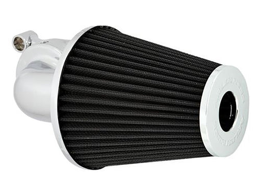 90deg Monster Sucker Air Cleaner Kit - Chrome. Fits Sportster 1991-2021