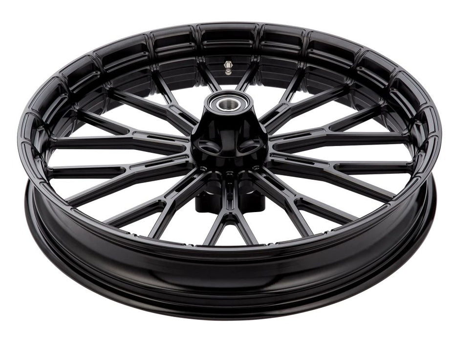 19in. x 3.25in. & 18in. x 5.5in. Y-Spoke Complete Wheel Set - Black. Fits Low Rider S 2020up & Low Rider ST 2022up
