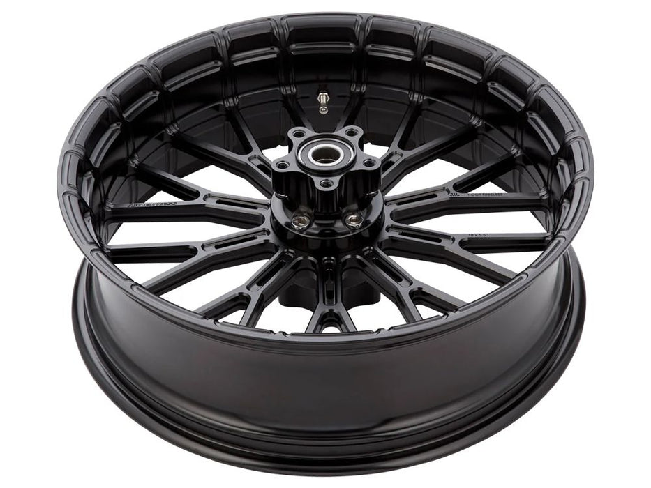 21in. x 3.5in. & 18in. x 5.5in. Y-Spoke Complete Wheel Set - Black. Fits Low Rider S 2020up & Low Rider ST 2022up