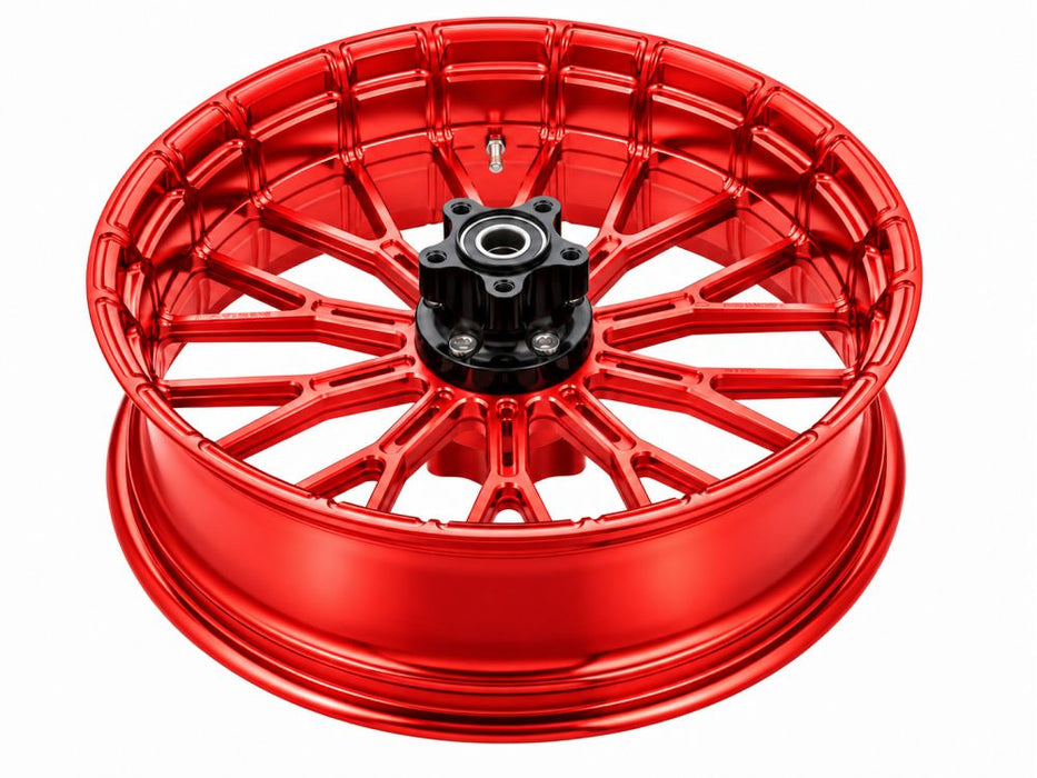 19in. x 3.25in. & 18in. x 5.5in. Y-Spoke Complete Wheel Set - Red. Fits Low Rider S 2020up & Low Rider ST 2022up