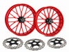 19in. x 3.25in. & 18in. x 5.5in. Y-Spoke Complete Wheel Set - Red. Fits Low Rider S 2020up & Low Rider ST 2022up