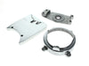 Complete Equalizer Motor Plate Kit - Polished Alloy. Fits Big Twin 4Spd Big Twin 1970-1984 with Rear Chain Drive