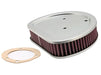 High-Flow Air Filter Element. Fits Softail 2000-2015, Touring 1999-2007 & Dyna 1999-2007