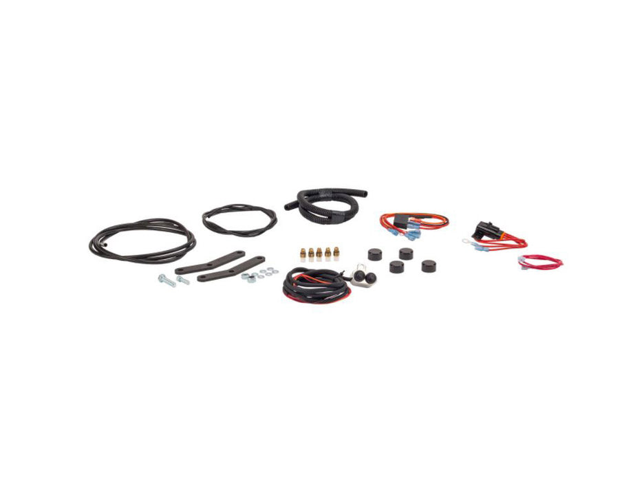 Rear Air Shock Absorbers - Chrome. Fits Touring 2009up.