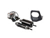 Rear Air Shock Absorbers - Black. Fits Softail 2001-2017.