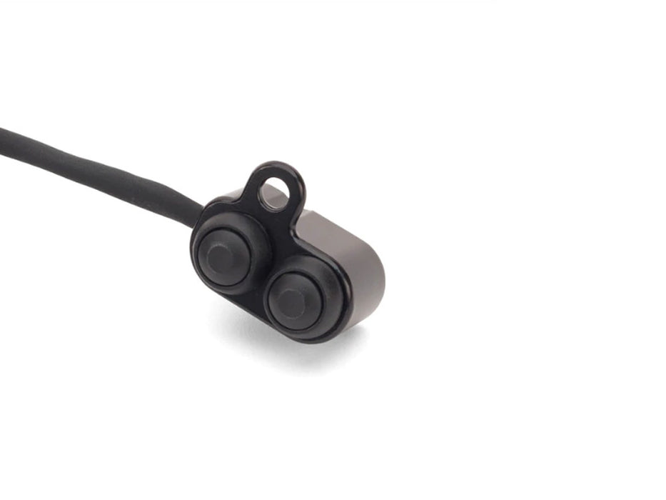 Rear Air Shock Absorbers - Black. Fits Dyna 1991-2007.