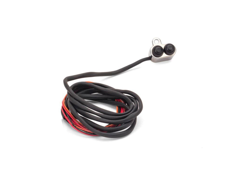 Rear Air Shock Absorbers - Black with Chrome Handlebar Switch. Fits Softail 2018up.