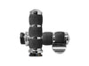 Air Cushion Handgrips with Throttle Boss - Chrome. Fits H-D with Throttle Cable.