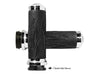 Flame Handgrips - Chrome. Fits Big Twin 2008-2024 with Throttle-by-Wire
