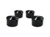 Smooth Head Bolt Covers - Black. Fits Big Twin 1985-2017 & Sportster 1986-2021