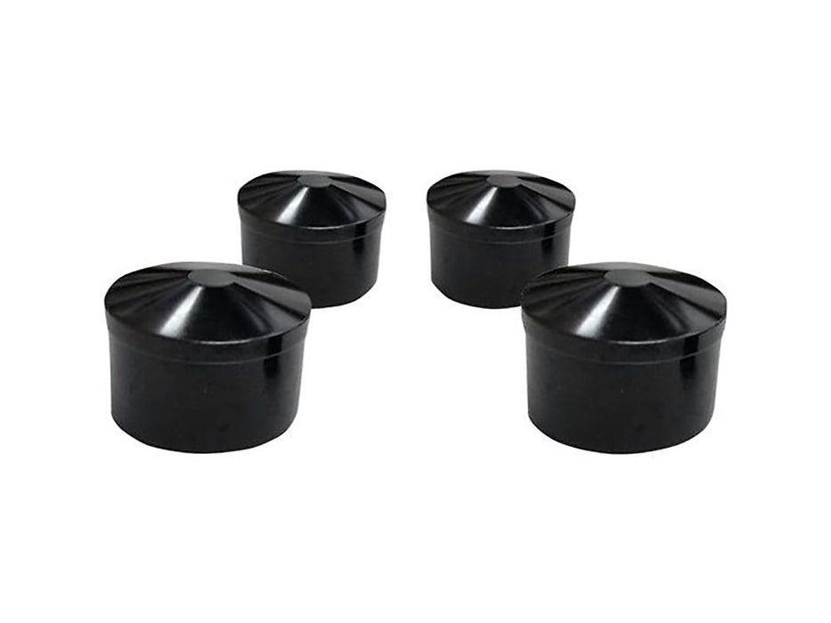 Smooth Head Bolt Covers - Black. Fits Big Twin 1985-2017 & Sportster 1986-2021