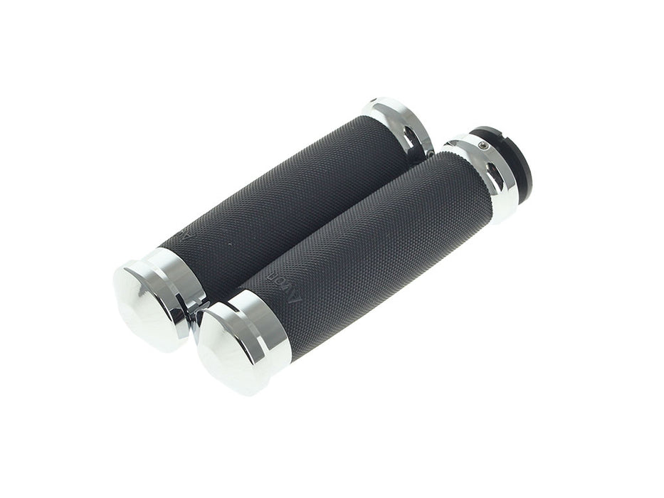 Custom Contour Handgrips - Chrome. Fits Indian Touring Bikes 2018up