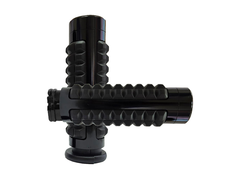 Gen2 Memory Foam Handgrips - Black. Fits H-D with Throttle Cable.