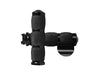 Air Cushion Handgrips with Throttle Boss - Black. Fits Various Metric Models.