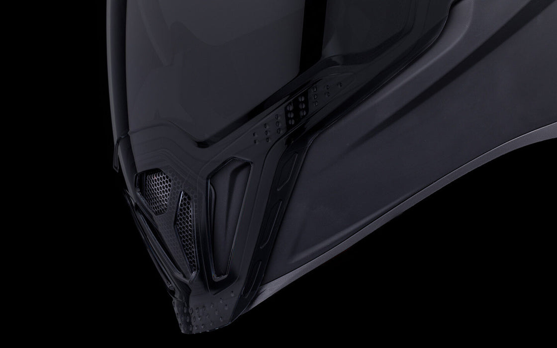 Icon Airflite Dark Helmet - Rubatone Black