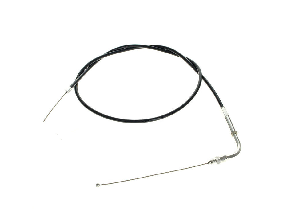 33in. Long Black Vinyl Throttle Cable. Fits Big Twin 1968-1975 & Sportster 1974-Early 1976