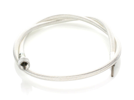 35in. Speedo Cable with 12mm Nut - Platinum Braided.