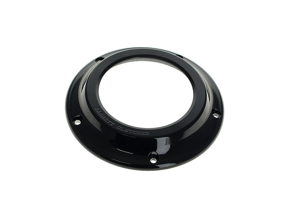 Scorpion Series Clear Derby Cover - Black. Fits Touring 2016up