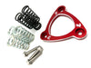 Stinger High Pressure Clutch Spring Retainer - Red. Fits CVO Big Twin 2013up, 'S' Models 2016up, Softail 2018up & Touring 2017up