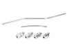 Rocker Oil Line Kit - Chrome. Fits Big Twin 1966-1984.