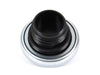 Left Hand Non-Vented Screw-In Fuel Cap - Chrome. Fits H-D 1982-1995.