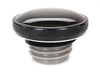 Right Hand Vented Screw-In Fuel Cap - Gloss Black. Fits H-D Big Twin 1996up & Sportster 1996-2021.