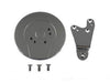 Dust Shield & Shift Lever Kit - Chrome. Fits FLH 1952-Early 1979 with 4 Speed Ratchet Lid Transmission.