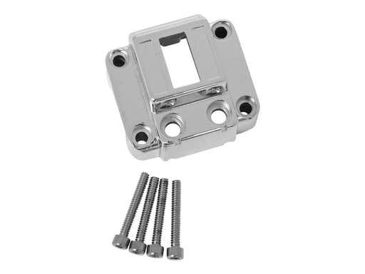Vertical Switch Housing - Chrome. Fits Big Twin & Sportster 1972-1981.