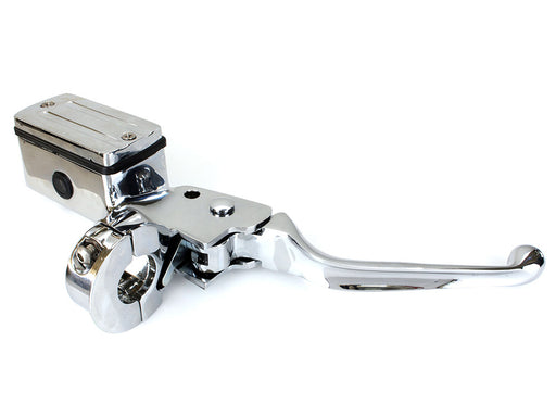 Front Master Cylinder - Chrome. Fits Big Twin & Sportster 1982-1995 Models with Dual Disc Rotors.